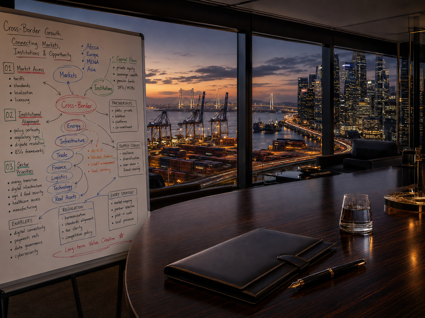 International markets and institutions strategy meeting environment