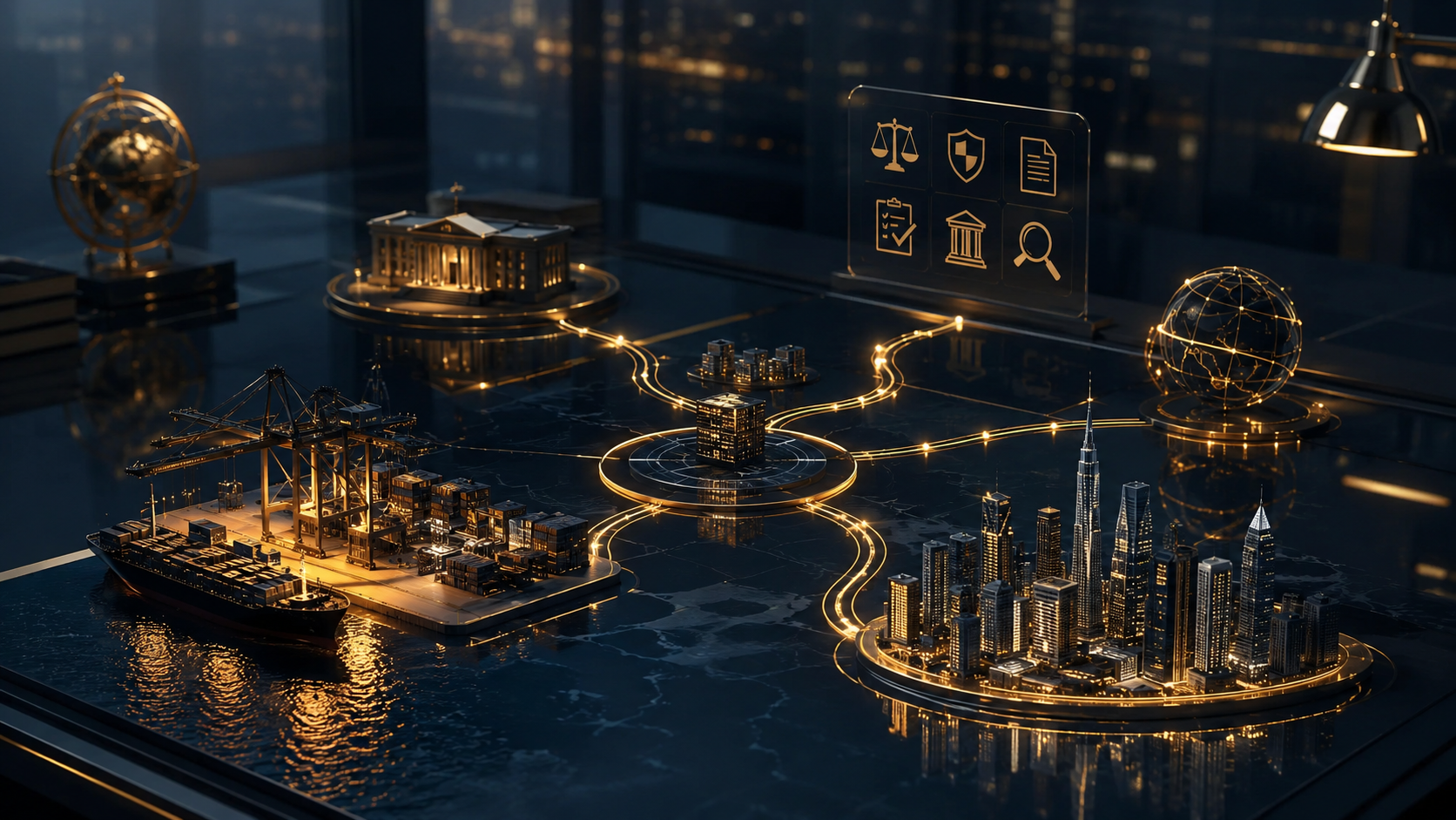 Strategic cross-border logistics and institutional network